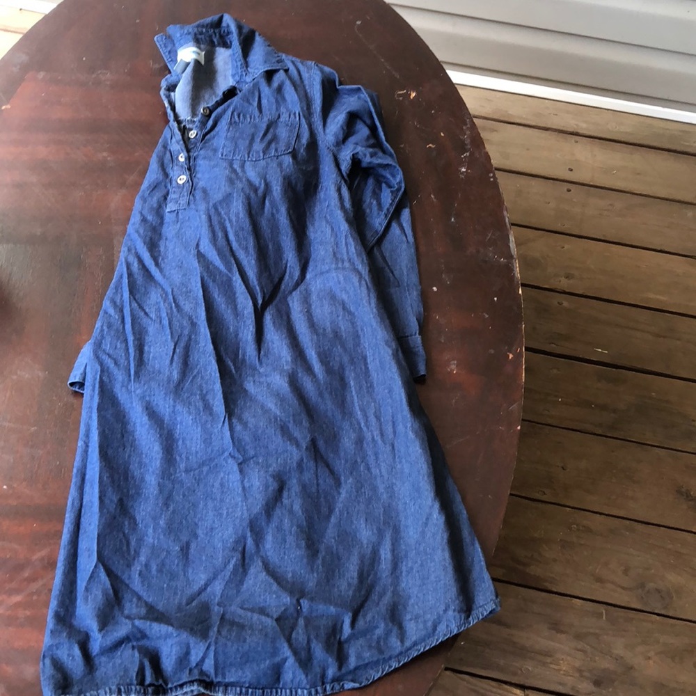 Old navy jean maternity dress